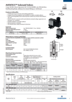 189 SERIES: 3 WAY, DIRECT OPERATED, ISO 15218 INTERFACE, PAD MOUNTING BODY, SUBBASES FITTINGS